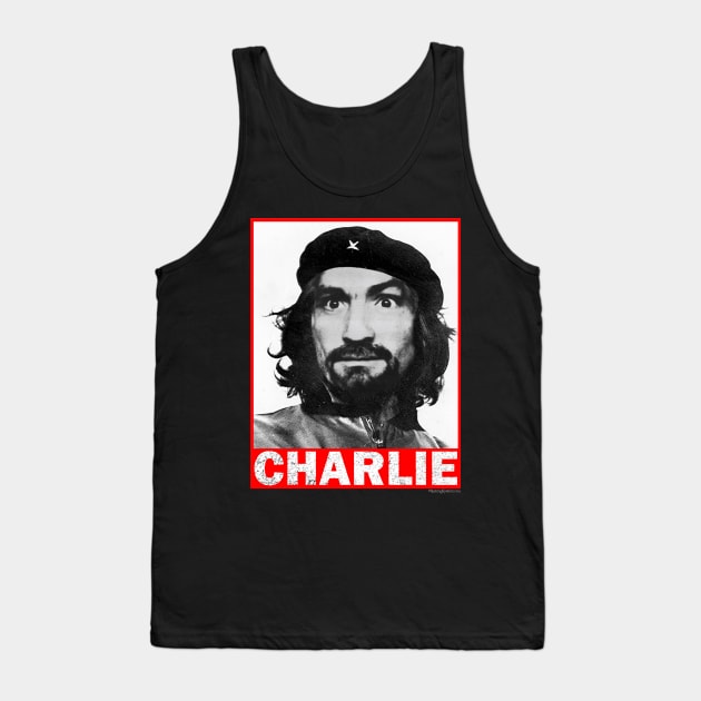 Charles Manson as Che Guevara - REVOLUTION! Tank Top by RainingSpiders